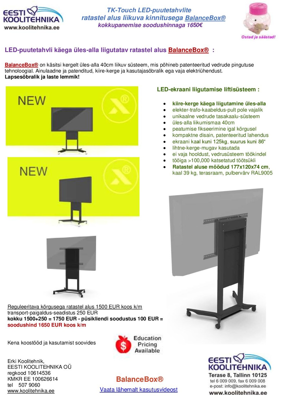 Ratastel BalanceBox sygis2023